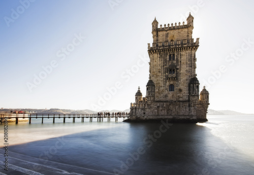 Portugal, Lisbon, View of Belem tower photo