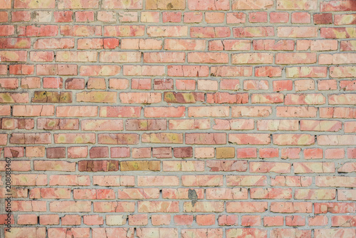 Brick texture with scratches and cracks