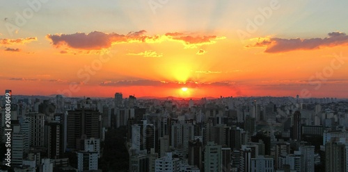 Foto Por do Sol em Belo Horizonte