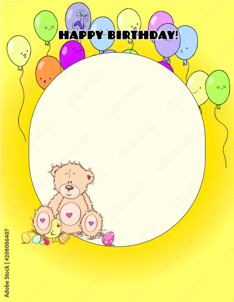 Postcard for birthday Postcard for birthday