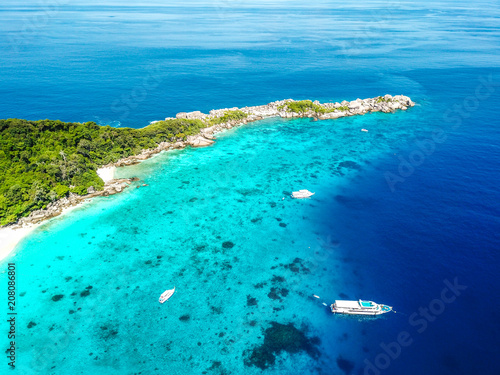 Similan islands from above, Thailand © pierrick