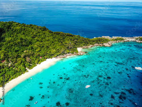 Similan islands from above, Thailand