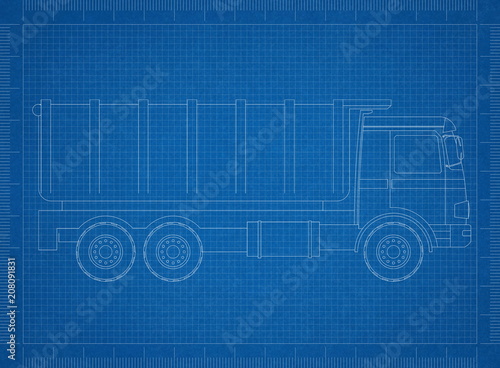 Garbage Truck blueprint