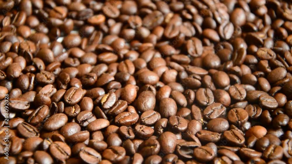 Coffee Beans Closeup Coffee Beans Closeup