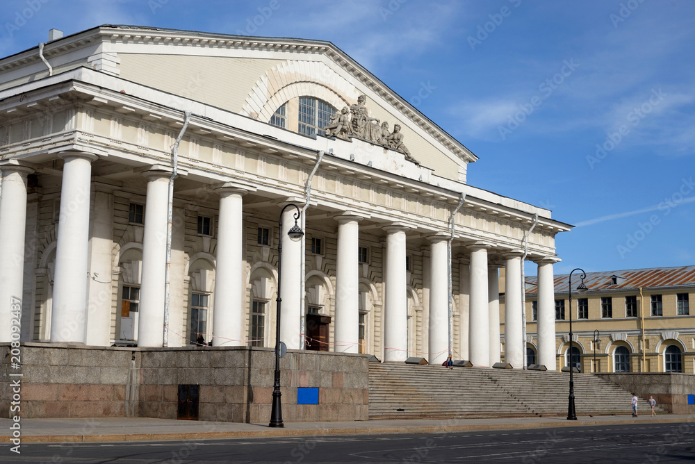 Exchange building in St.Petersburg.