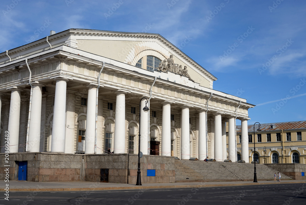 Exchange building in St.Petersburg.
