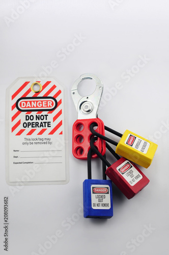 Lock out & Tag out , Lockout station,machine - specific lockout devices and lockout point