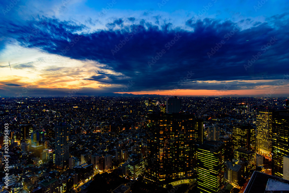 Obraz premium 暮れいく夕空