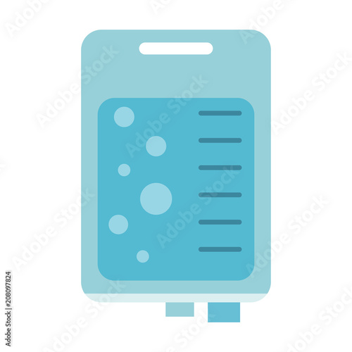 Medical serum bag vector illustration graphic design