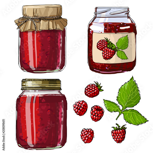 Set jars for jam