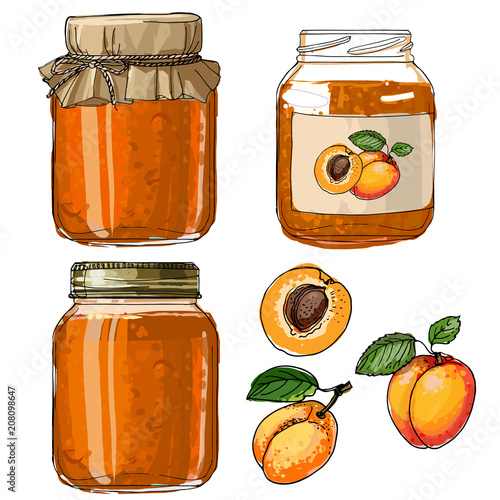Set jars for jam