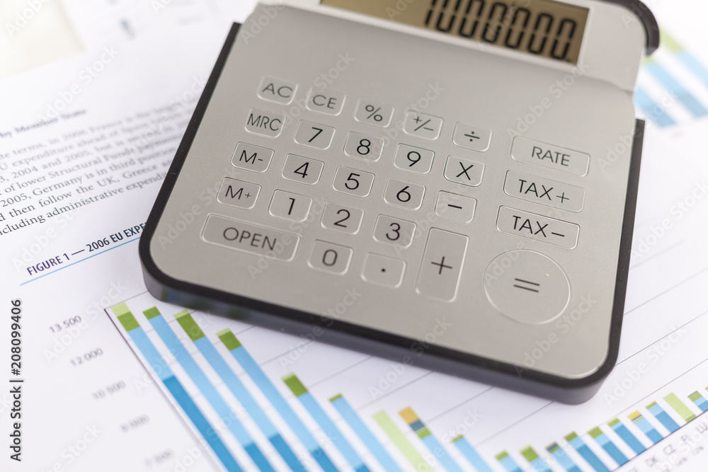 Business analysis - accounting report with calculator Business analysis - accounting report with calculator