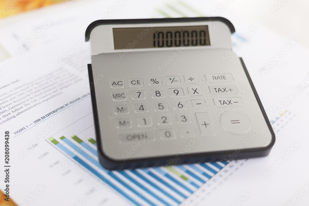 Business analysis - accounting report with calculator Business analysis - accounting report with calculator