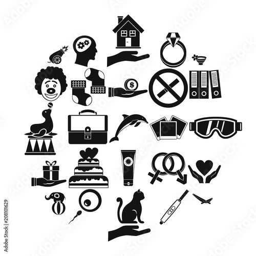 Rapture icons set. Simple set of 25 rapture vector icons for web isolated on white background