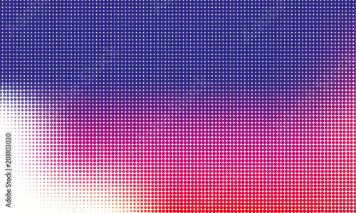 Wallpaper Mural Digital gradient with points. Abstract futuristic panel. Dotted Backgound. Monochrome halftone pattern Vector illustration Torontodigital.ca