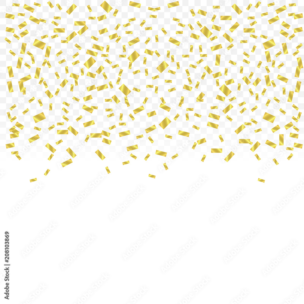 Golden confetti background Golden confetti background