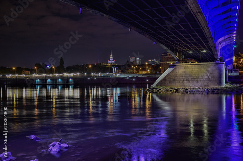 Panorama Warszawy nocą © YAVO