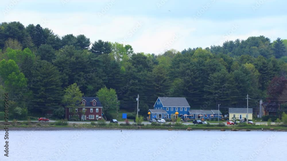 Timelapse by the shore of Mahone Bay in Nova Scotia 4K Timelapse by the shore of Mahone Bay in Nova Scotia 4K
