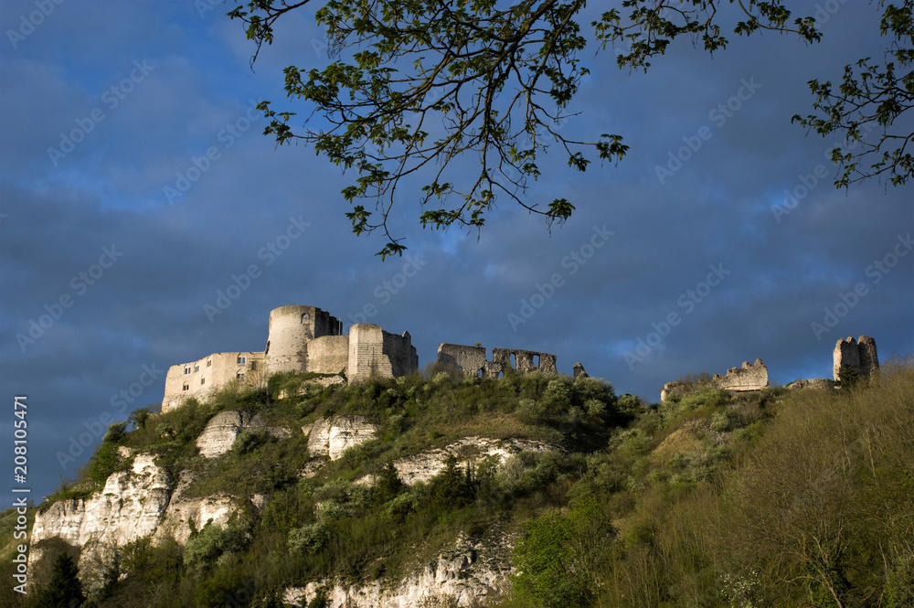 Burg Chateau Gaillard in Frankreich