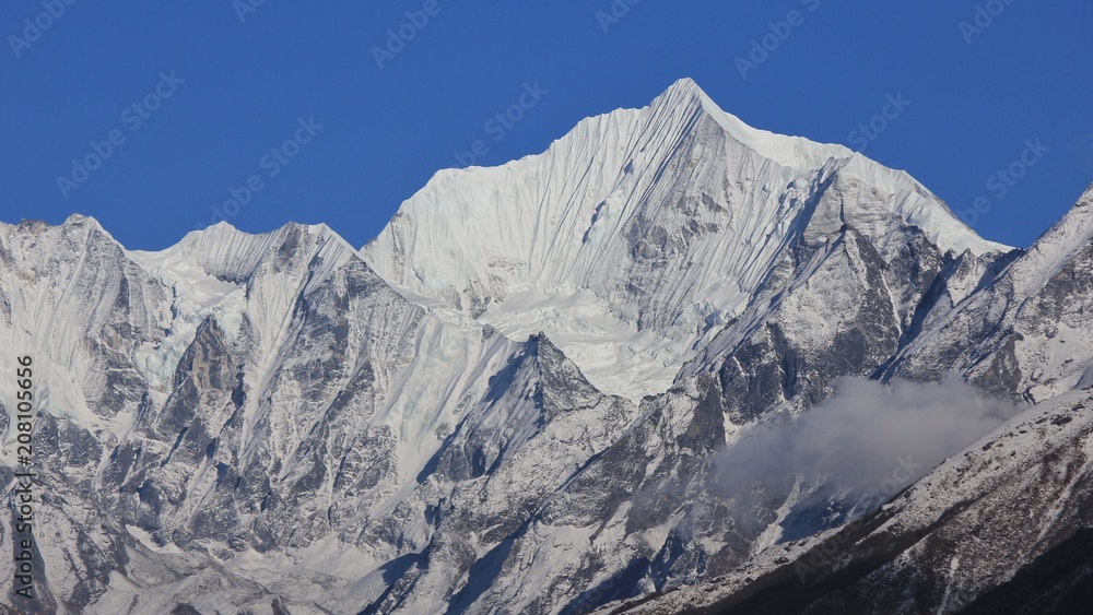 Mount Gangchenpo, Langtang National Park, Nepal.

Sharp ridges of mount Gangchenpo, Langtang National Park, Nepal.

Sharp ridges of mount Gangchenpo, Langtang National Park, Nepal.
