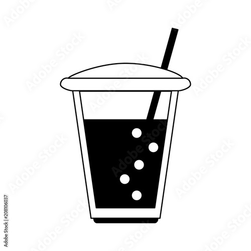 Frappe cup isolated vector illustration graphic design