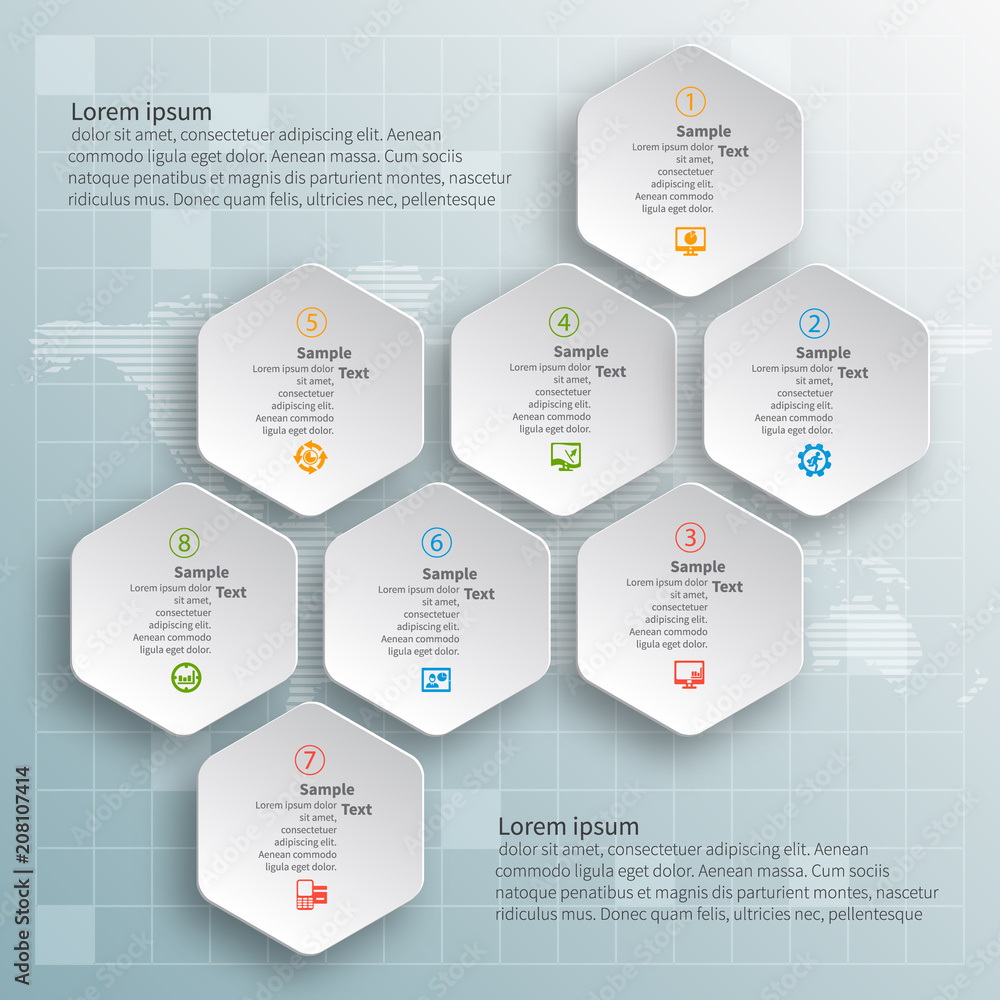 Abstract 3D Paper Infographics Abstract 3D Paper Infographics