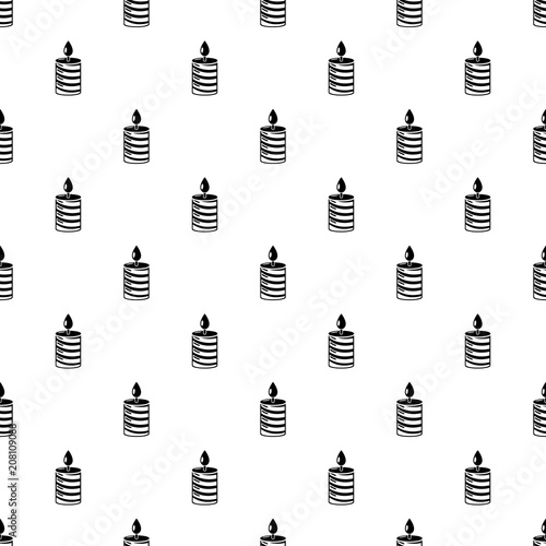 Candle holiday icon. Simple illustration of candle holiday vector icon for web
