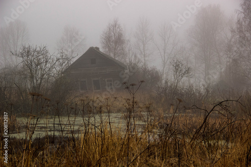 abandoned village house