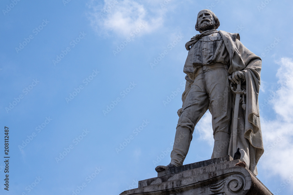 Giuseppe Garibaldi statue in Giuseppe Garibaldi statue in