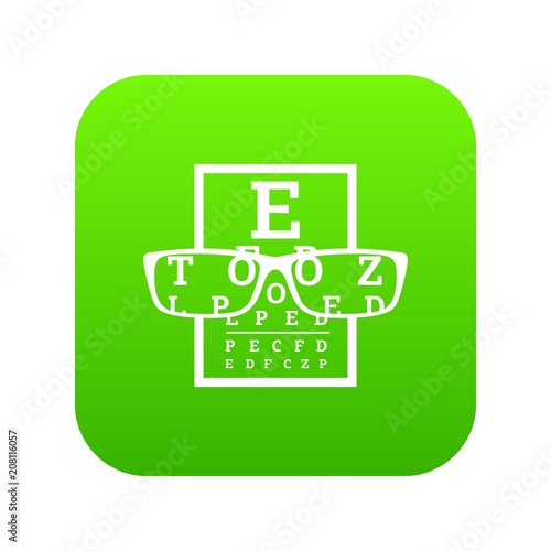 Myopia icon. Simple illustration of myopia vector icon for web