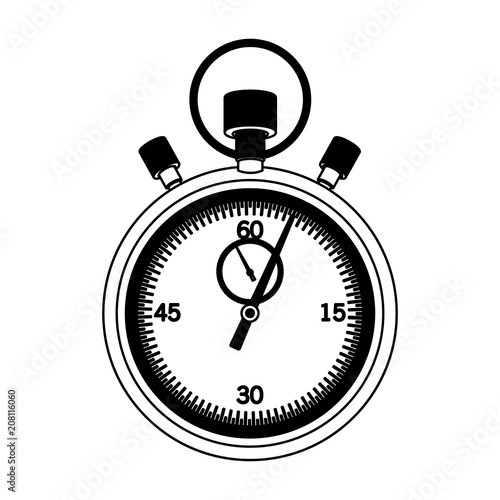 Vintage chronometer isolated vector illustration graphic design