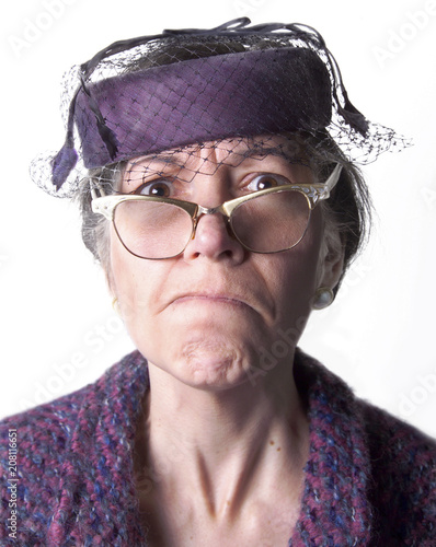 Foto Angry Old Lady