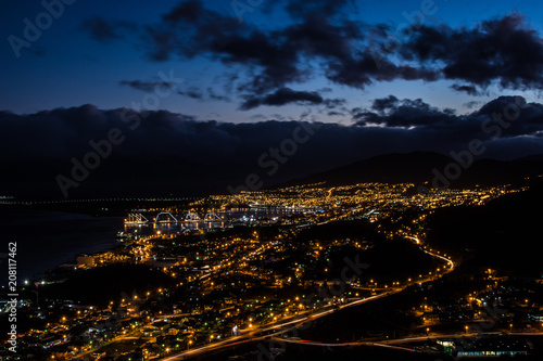 Obraz na płótnie ushuaia night 2