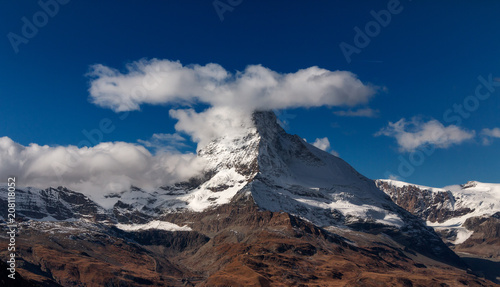 The Alpine region of Switzerland, Matterhorn.