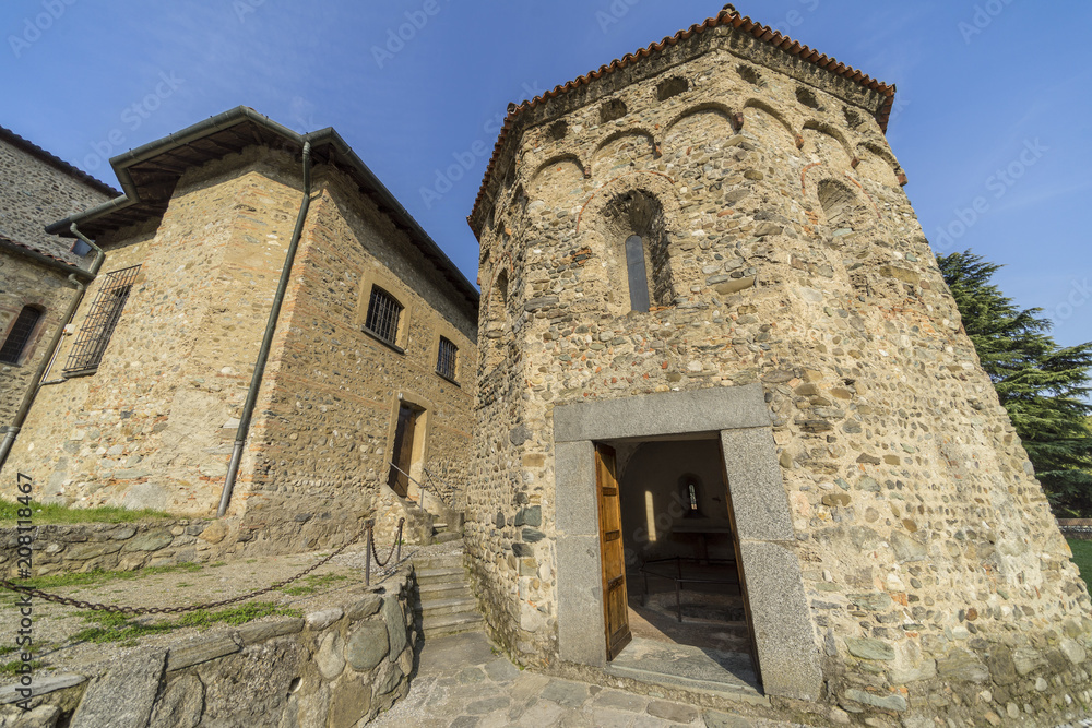 Agliate Brianza (Italy): historic church, baptistery Agliate Brianza (Italy): historic church, baptistery