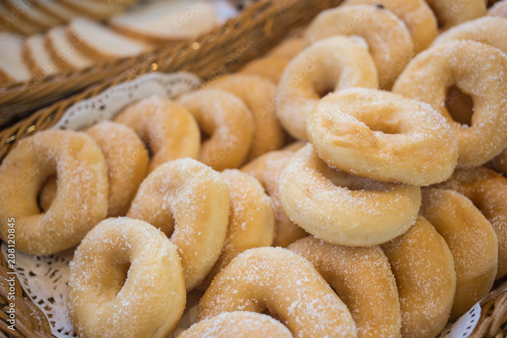 Bakery on the tray. Bakery on the tray.