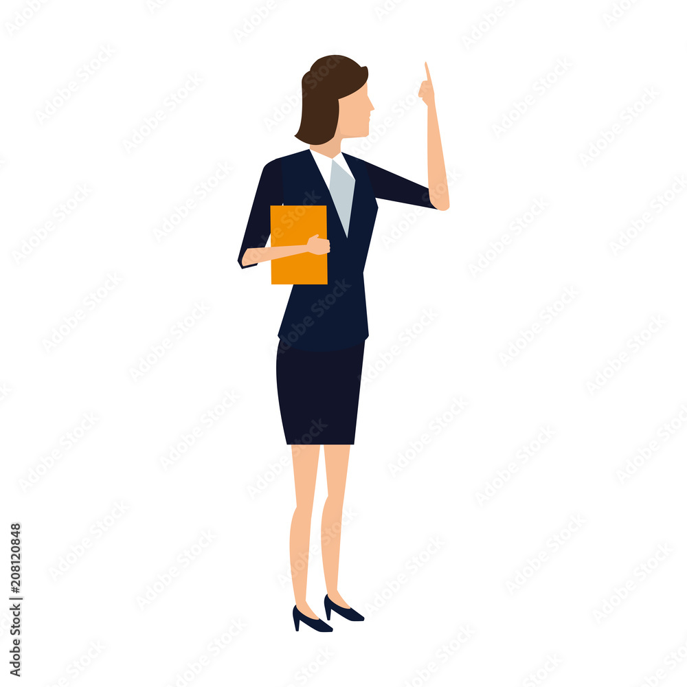 Young business woman vector illustration graphic design Young business woman vector illustration graphic design
