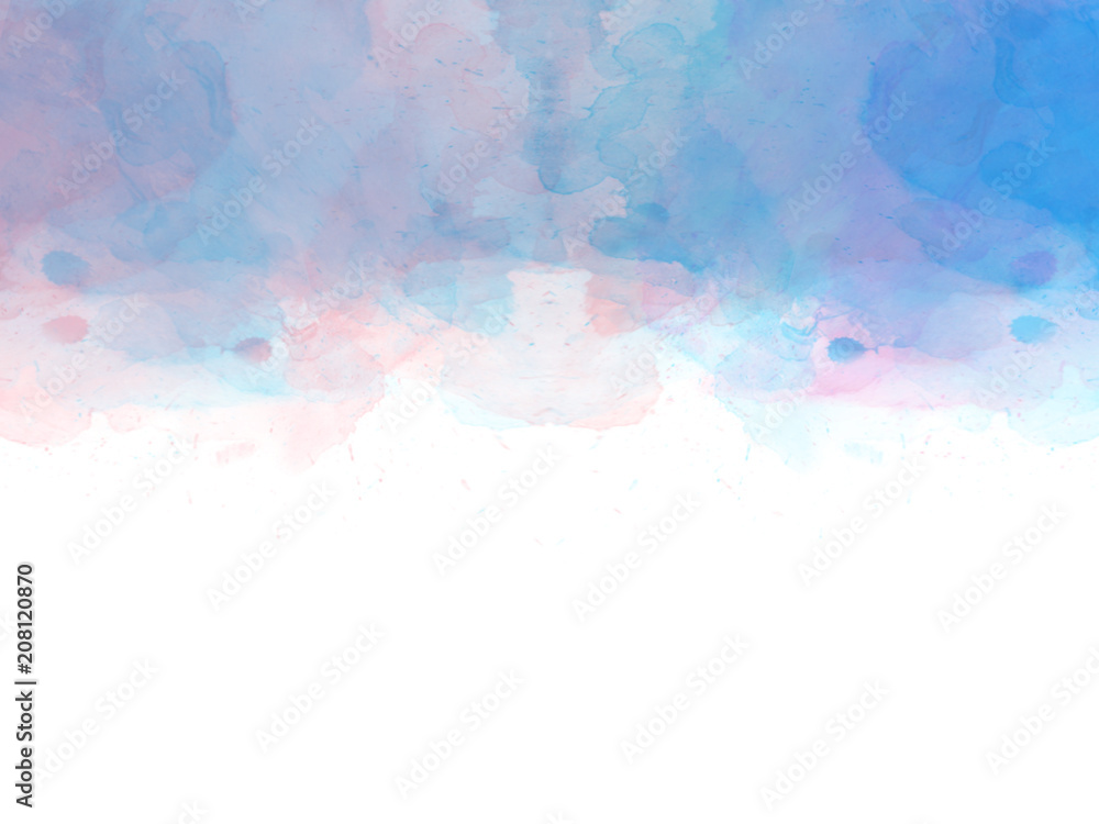 Abstract beautiful Colorful watercolor painting background and backdrop.