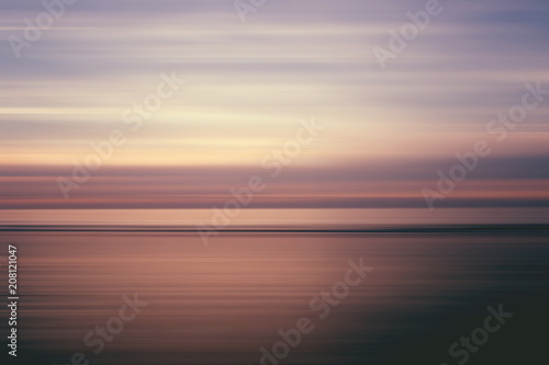 Abstract landscape at sunset