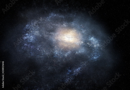 Large spiral galaxy © Yuriy Mazur