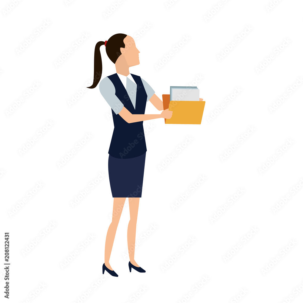 Young business woman vector illustration graphic design Young business woman vector illustration graphic design