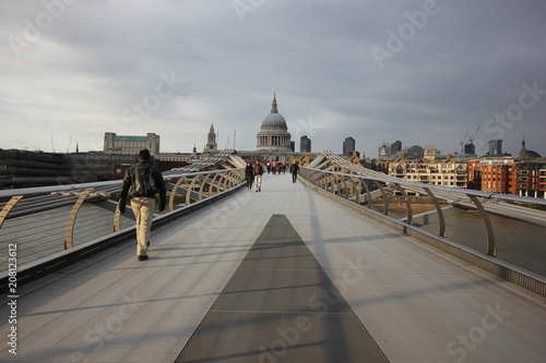 the millennium bridge, London, England
