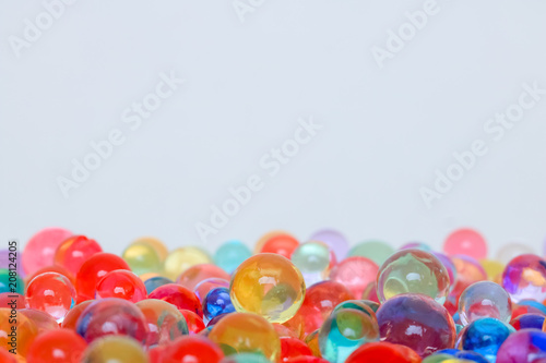 Colorful Water Gel Balls for a Background
