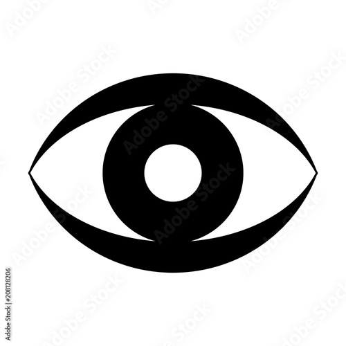 Surveillance eye symbol vector illustration graphic design