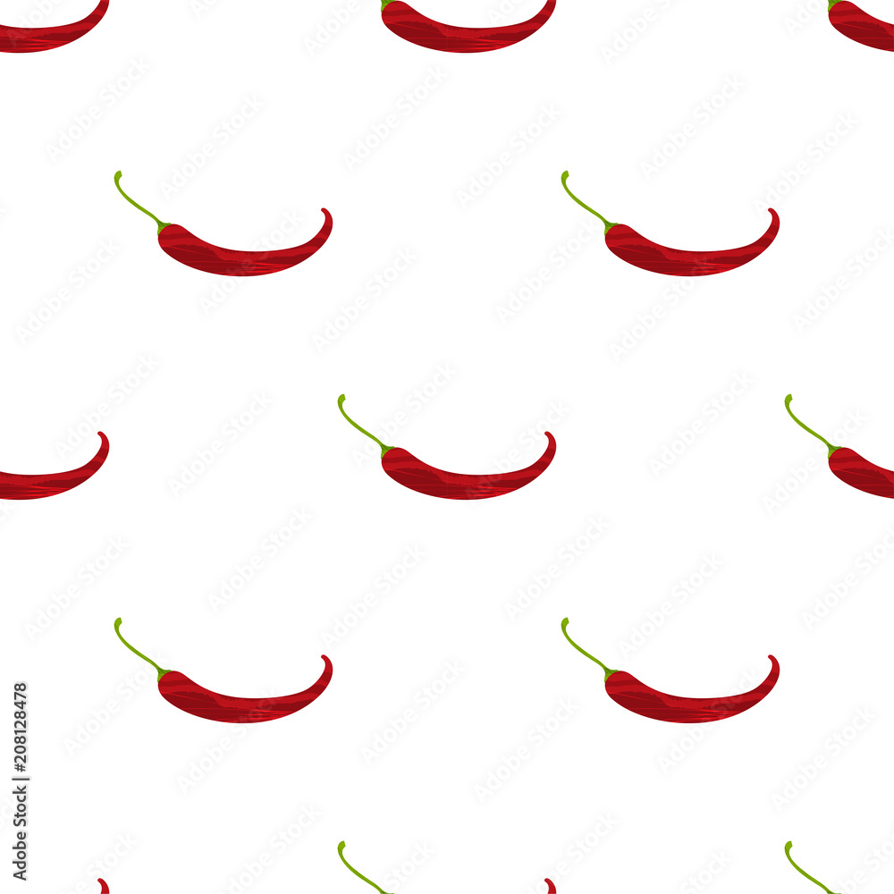 Seamless pattern with chili peppers Seamless pattern with chili peppers