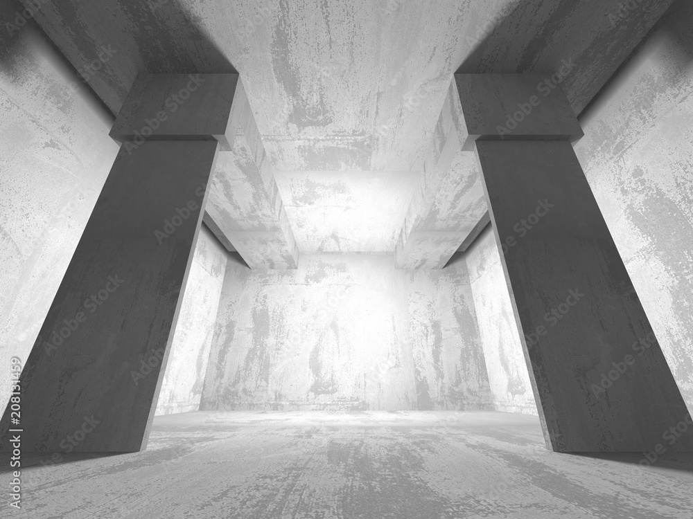 Concrete architecture background. Abstract empty dark room Concrete architecture background. Abstract empty dark room