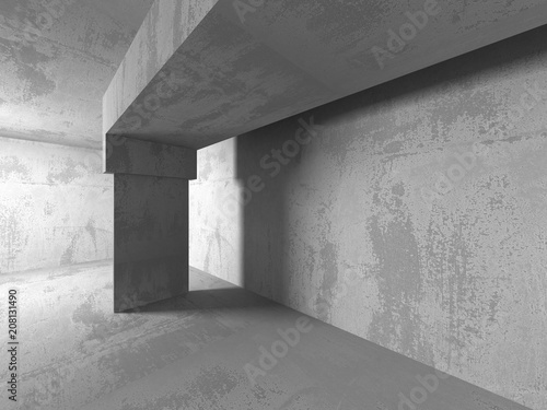 Abstract geometric concrete architecture background