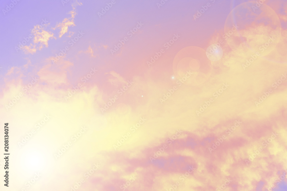 Background of sunny sky with clouds Background of sunny sky with clouds