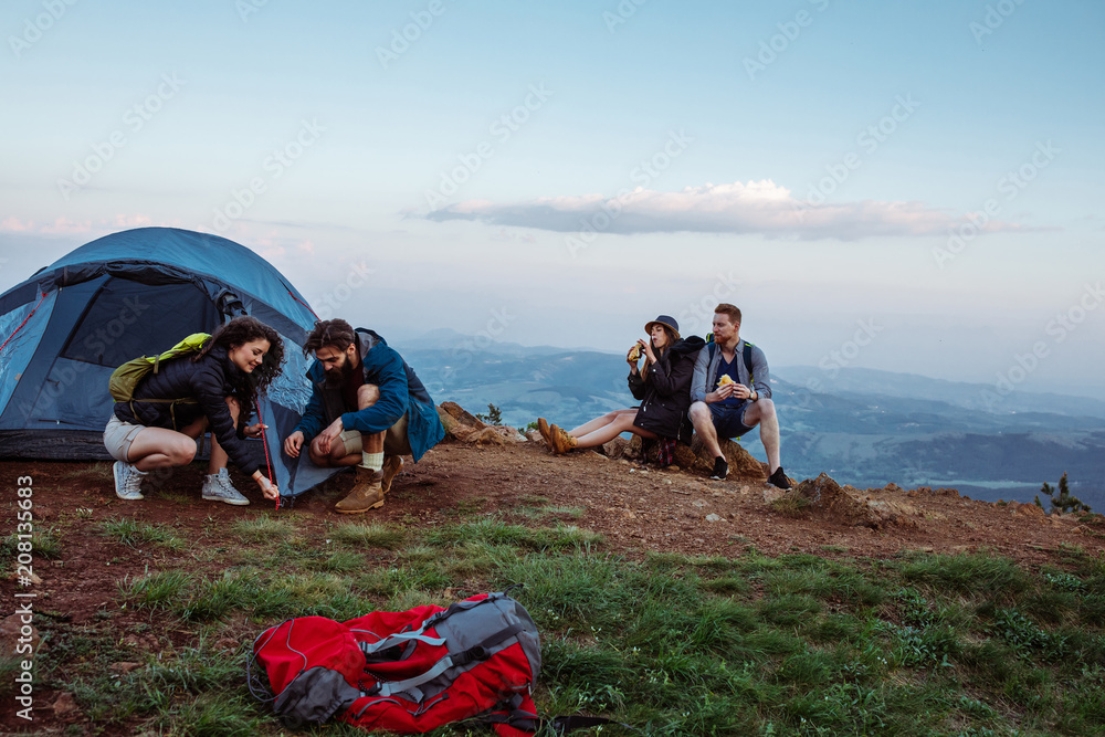 Fototapeta premium At home in the outdoors