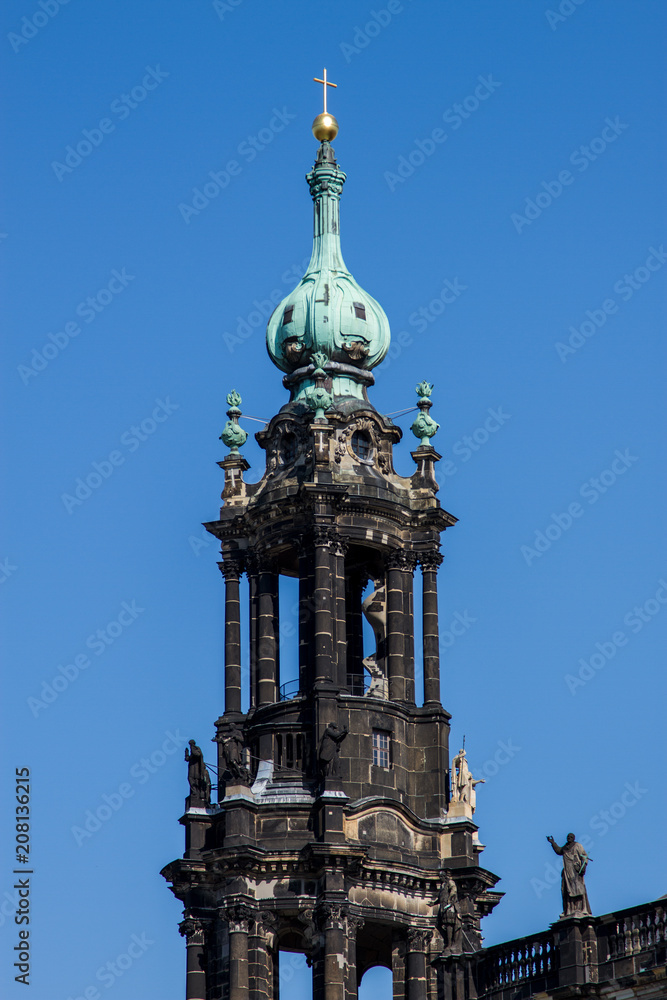 Church tower in Dresden